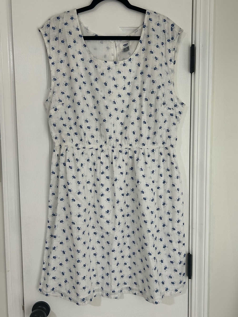 White floral dress